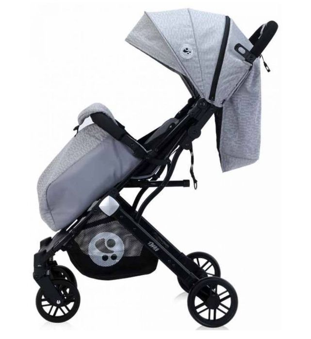 Детска лятна количка с покривало Lorelli - Fiorano, сива