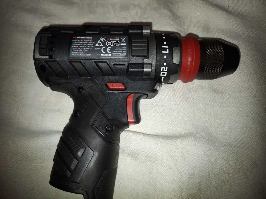 Masina de gaurit si insurubat Parkside Brushless, + acum si incarcator