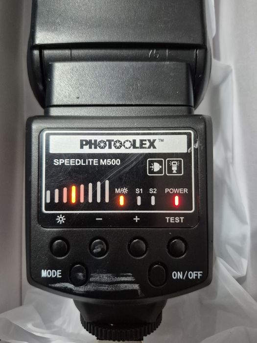 Blitz manual Photoolex M500 Led Canon, Nikon, Sony