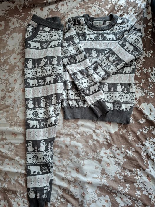 Set de 2 pijamale călduroase pentru iarnă