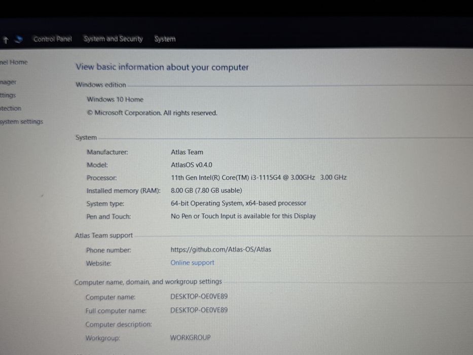 Laptop Lenovo IdeaPad 3  i3-1115G4, 8GB, 256GB SSD, Windows 10