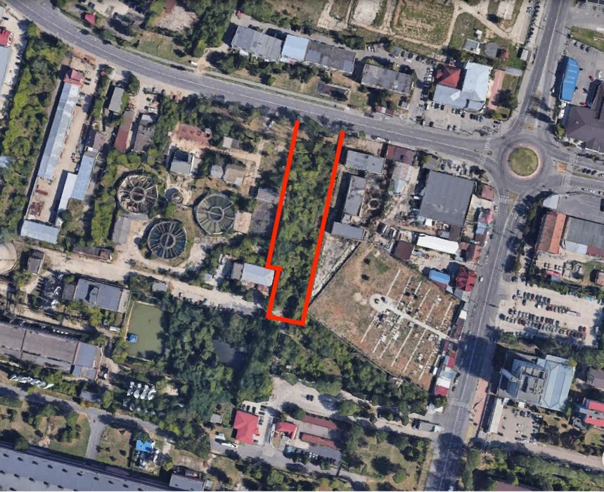 Teren Industrial 4200m Centura Targoviste Deschidere 36m la str Laminorului