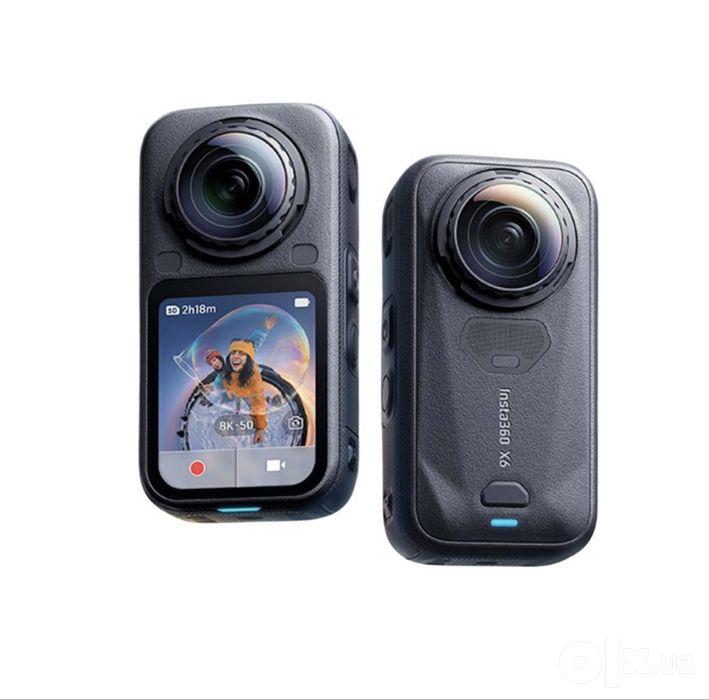 Insta360 X6 8K 360° Camera | Normal position | Combo position | Black
