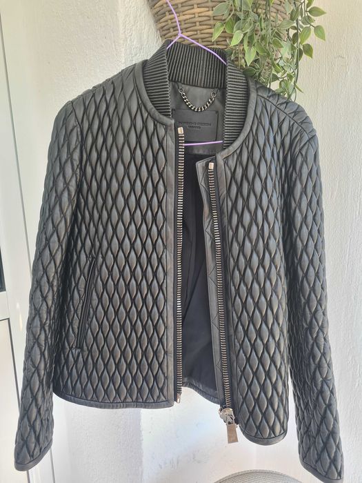 „Оригинално кожено яке Porsche Design – агнешка кожа, Made in Italy“