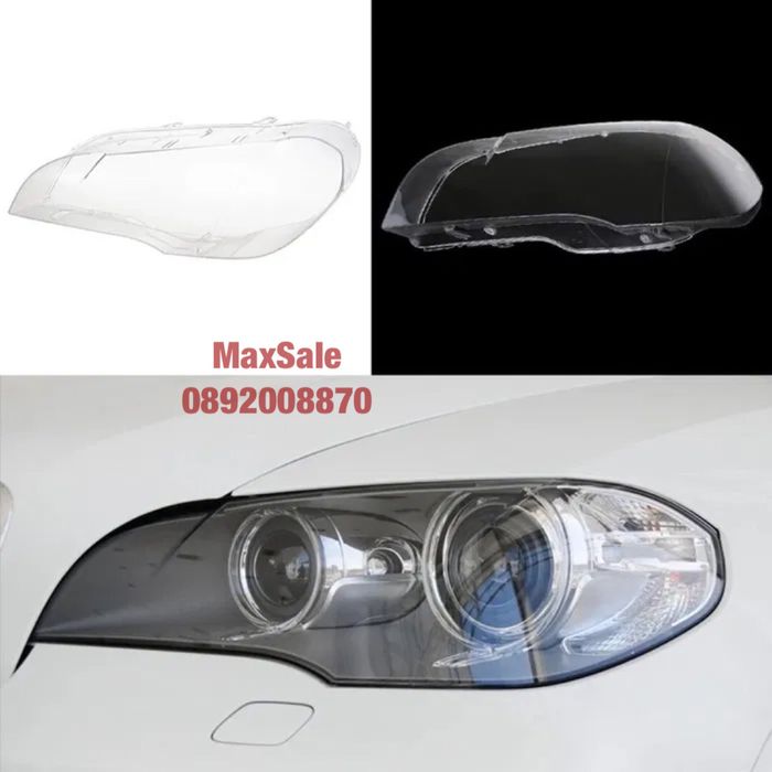 Капаци фарове стъкла bmw e70 e71 x5 x6 бмв е70 е71 (06-14)