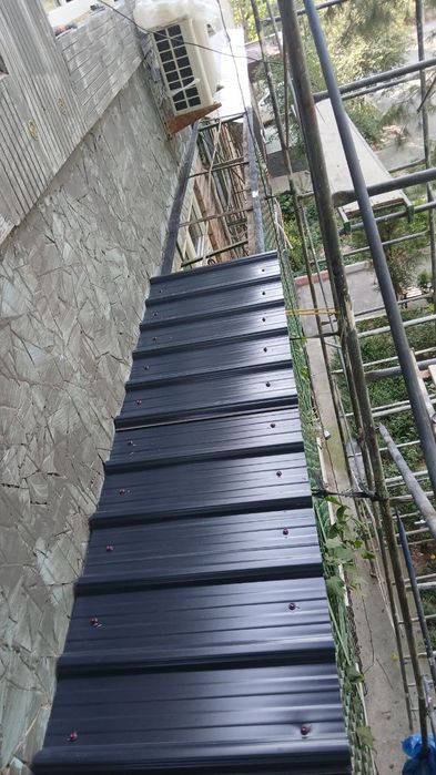 Установка козырьков и бельевых роликов на любой высоте альпинисты