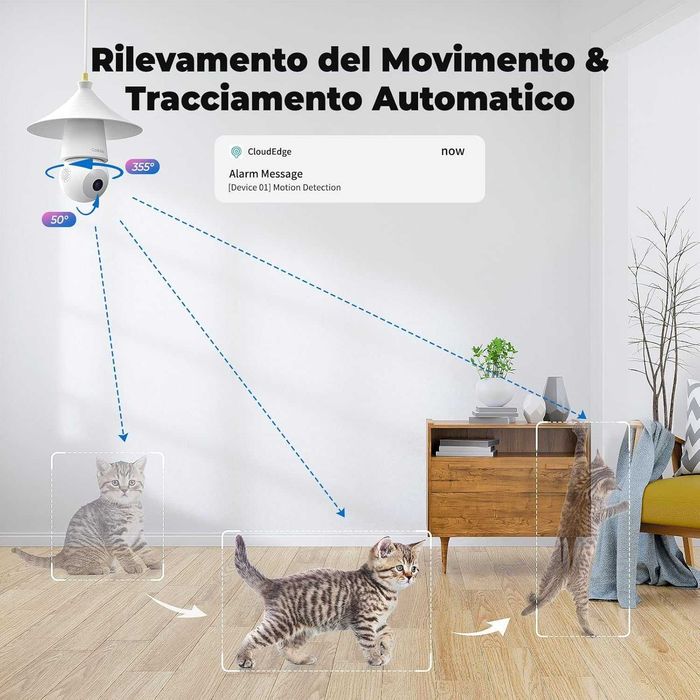 Външни WiFi камери с крушки за завъртане към фасунга -2 броя	Codnida