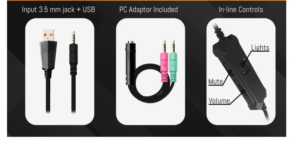 Casti gaming Orzly ,sigilate