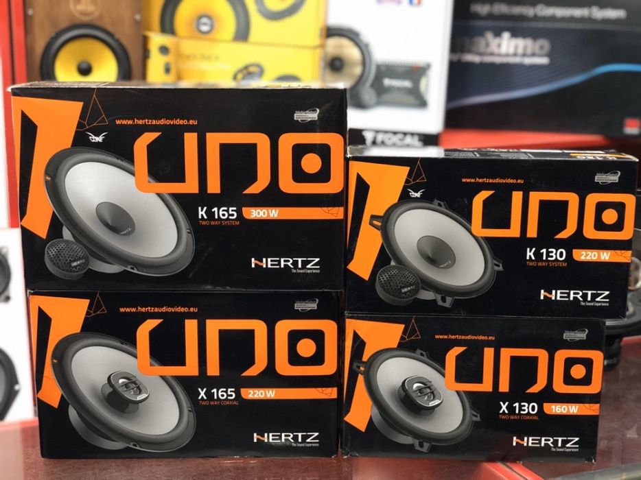 Hertz Uno K 165 2-компонентная акустика Размер 16,5 см.