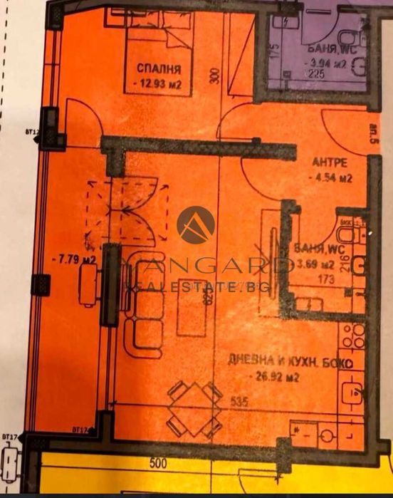 Продава се Двустаен апартамент в Пловдив, Остромила - 76 кв.м за 1284 €/кв.м - Снимка #7