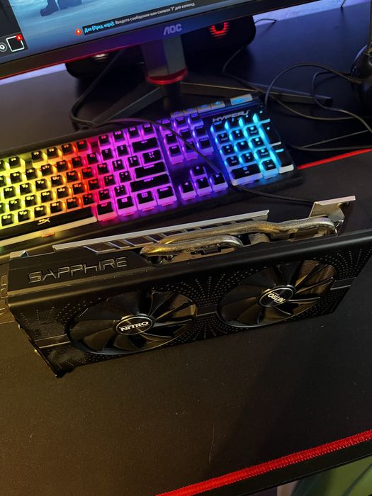 Виделкарта rx580 sapphire nitro+ 8gb