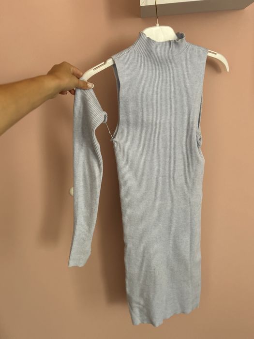 Рокля  Bershka в бебешко синьо