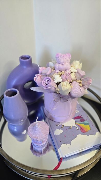 Подаръчни Букети от Ароматни Свещи