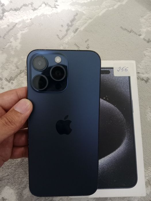 iPhone 15pro max 256гб фейс жасайды акб87%
