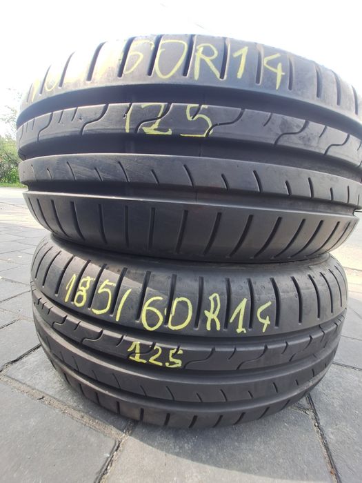 2 anvelope vara 185/60r14 Dunlop Montaj Gratuit