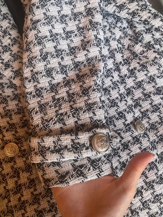 Дамско карирано яке