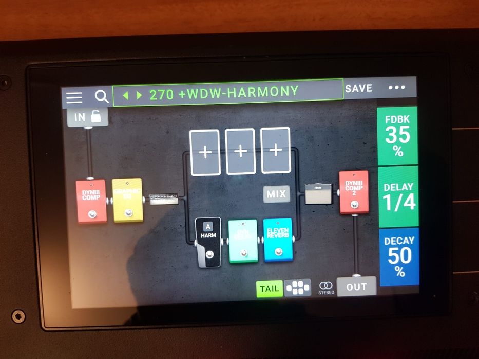 Pedalboard Headrush eleven hd expanded