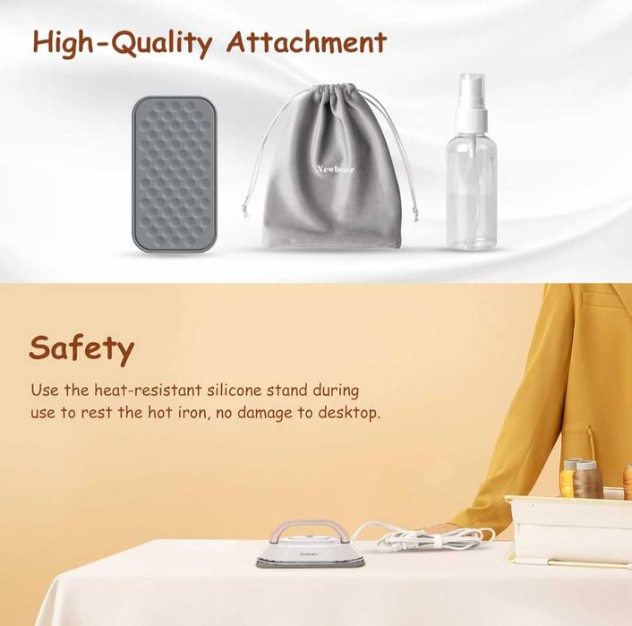 Мини ютия с двойно напрежение - 220V/120V перфектна за пътуване