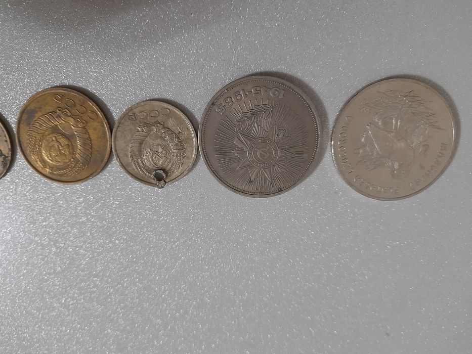 Монеты советские, рубли, копейки