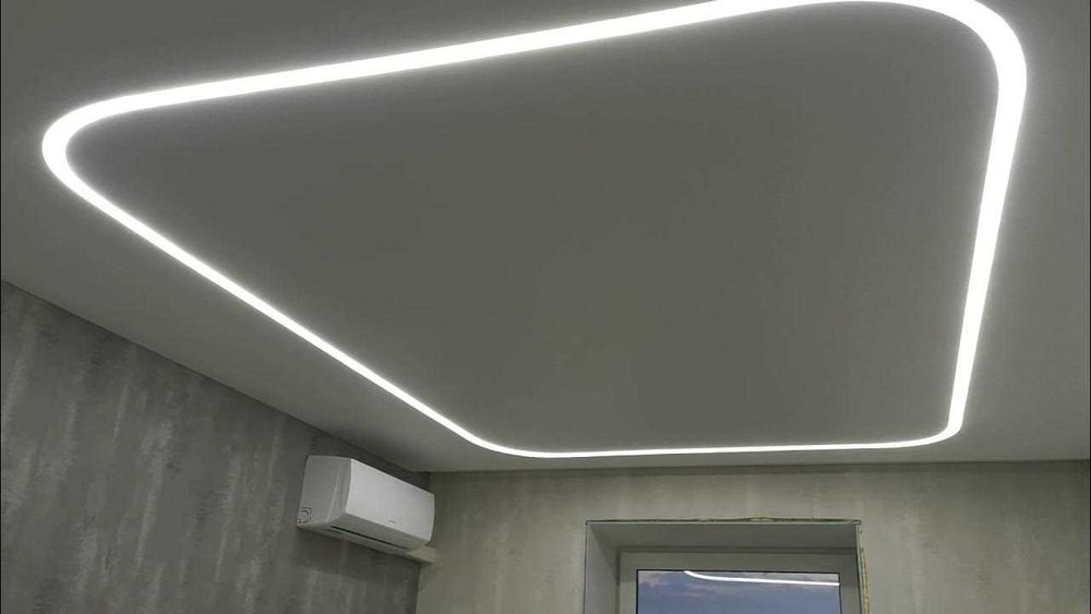Натяжные потолки 1200тг