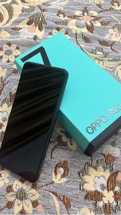 Oppo reno 7 128/8 коробкасы бар экран істеп тұр