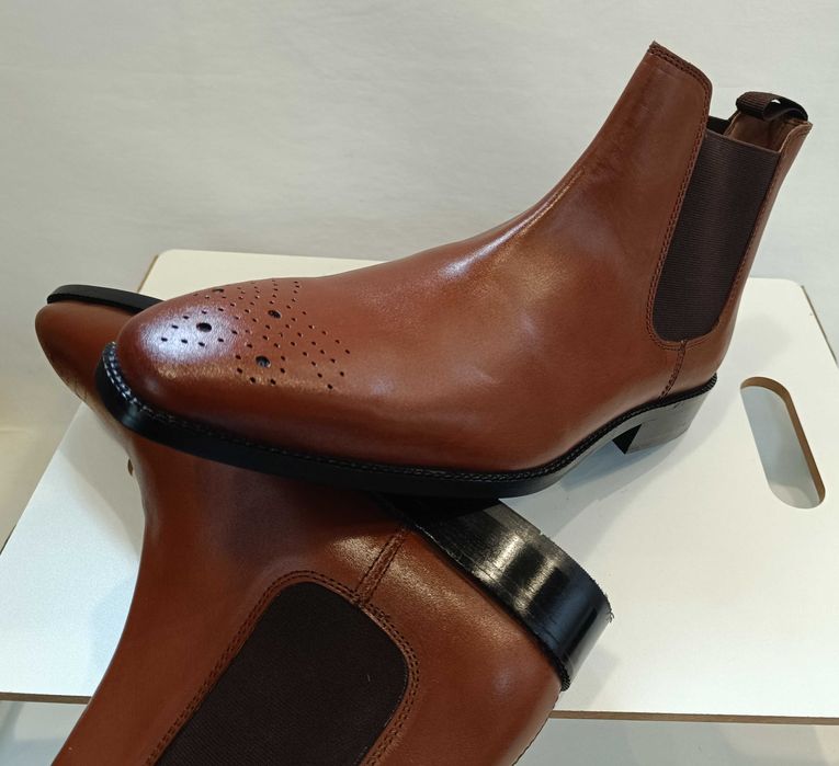 Ghete chelsea de lux 42 lucrate manual La Maison Du Ch. NOI piele