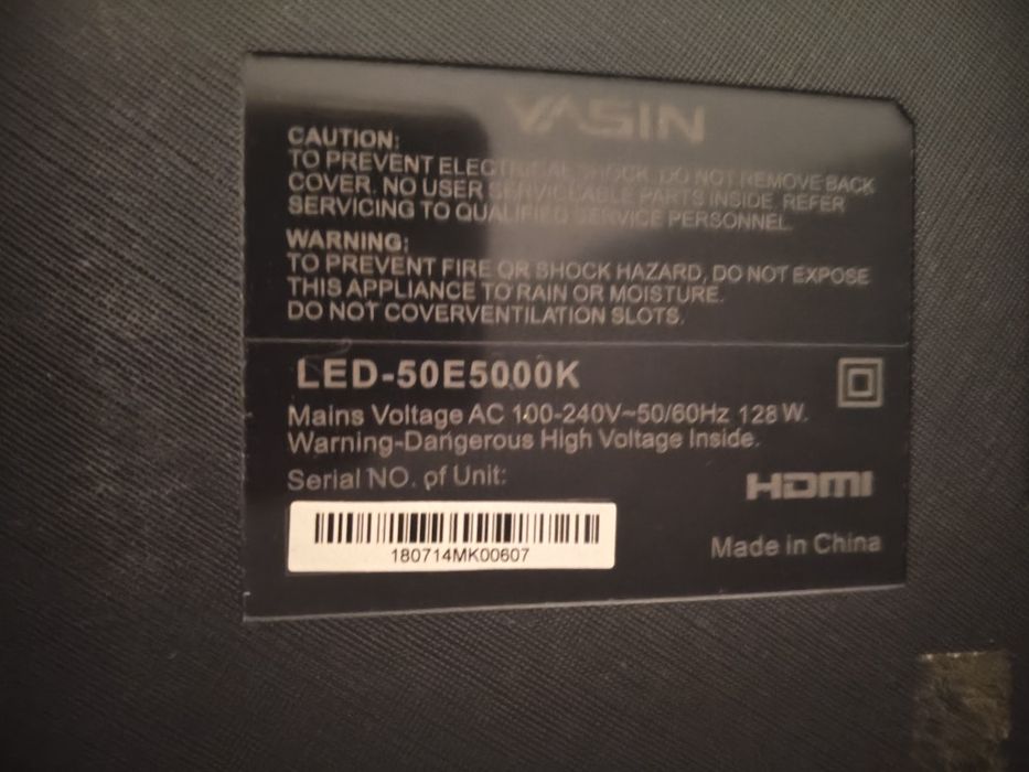Телевизор 50дюйм 4к/HDR10