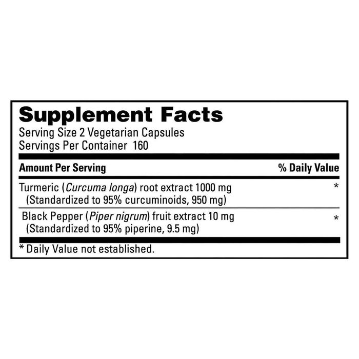 Куркума Kirkland Signature TURMERIC 320капс 1000 мг Америка