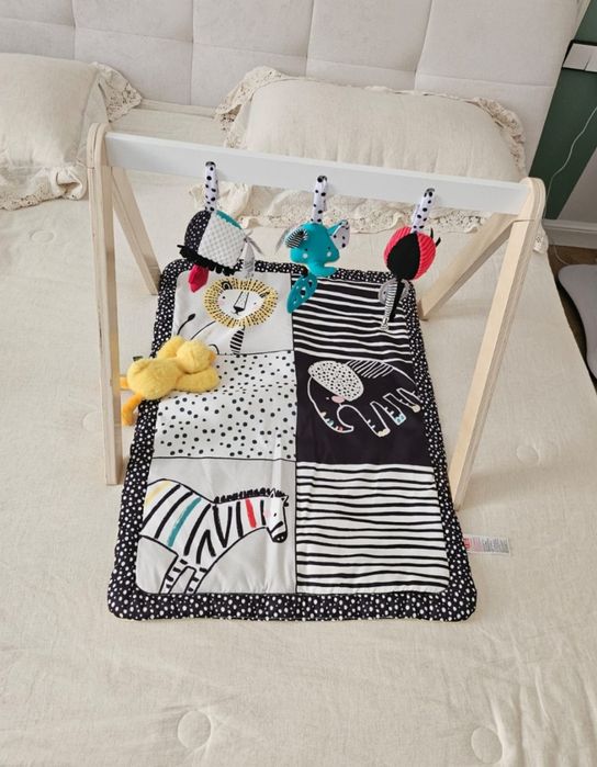 Развивающий коврик деревянный