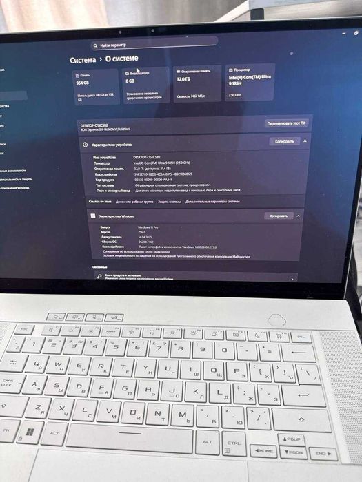 Asus rog zephyrus 4060 8gb ddr5 32gb