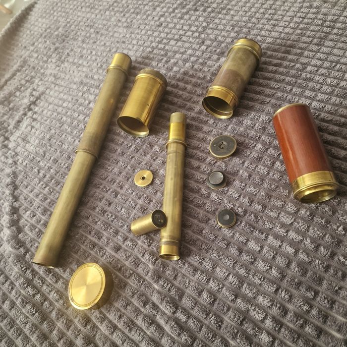 Ochean vechi din alamă 85 cm