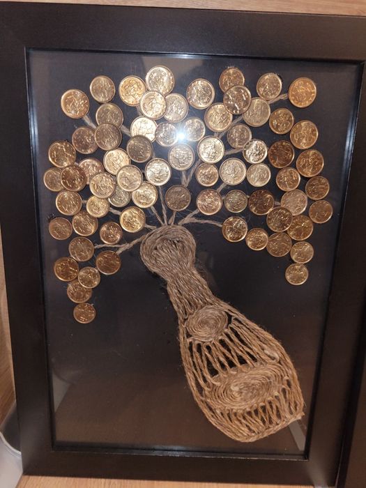 Сувенир - Пано декорация "Дървото на парите"