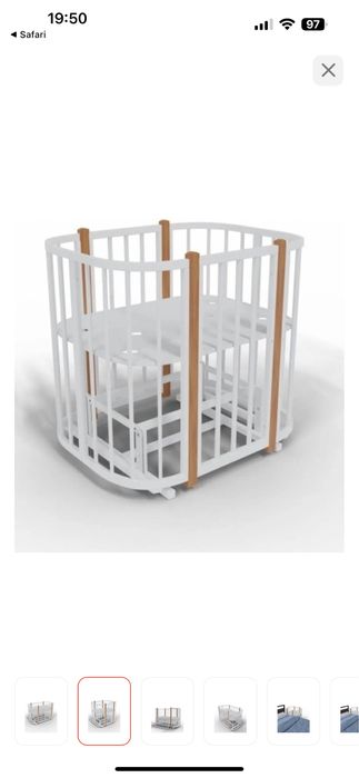 Детская кроватка-манеж