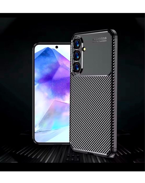 Husa Samsung S20/S21/S22/S23 Plus Ultra Carbon Material Anti Cadere