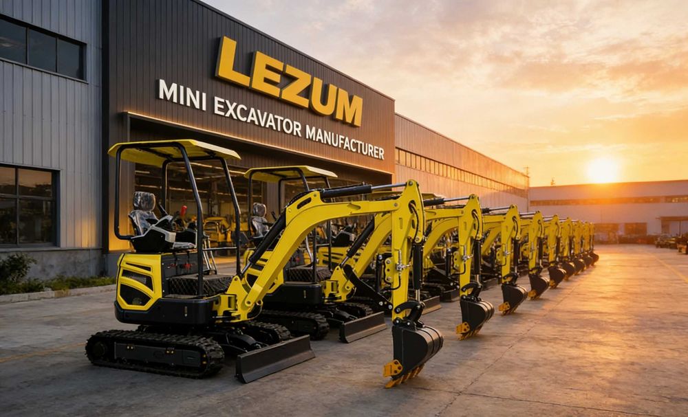 LEZUM NK18 Mini excavator de vânzare, direct din fabrică din China.