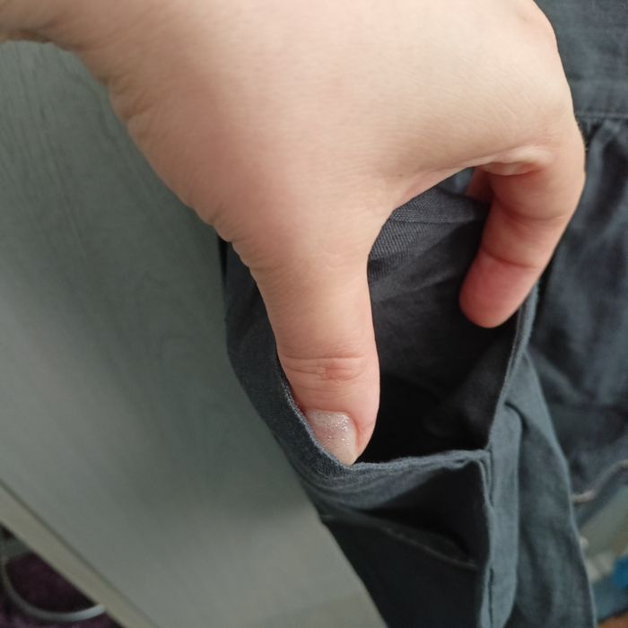 Дамска пола от лен в бохо стил