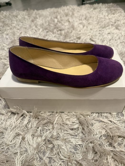 Balerini piele intoarsa-mov-37