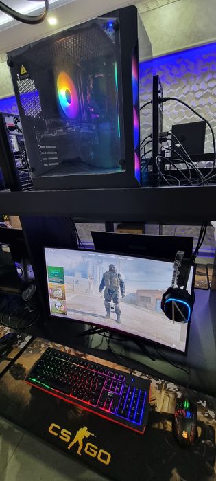 i5 12400F / ОЗУ 16ГБ/ GTX 1660 Super/ Монитор 27 Curved 180Hz