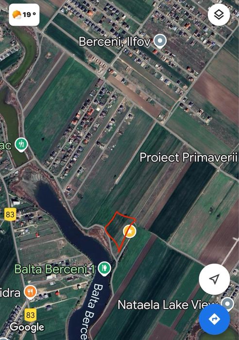 Teren comuna Berceni langa lac 50€ Oferta