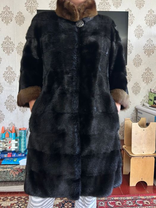 Норковая шуба б/у