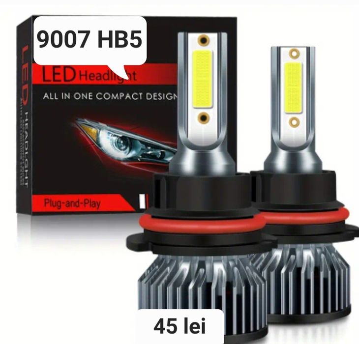 Becuri LED HB5 9007  20000LM set 2buc