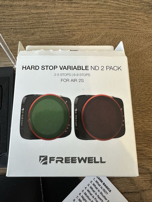 Set filtre variabile ND 2-5 6-9stops DJI Mavic air 2s NOI. Super calitate, pret 150lei.