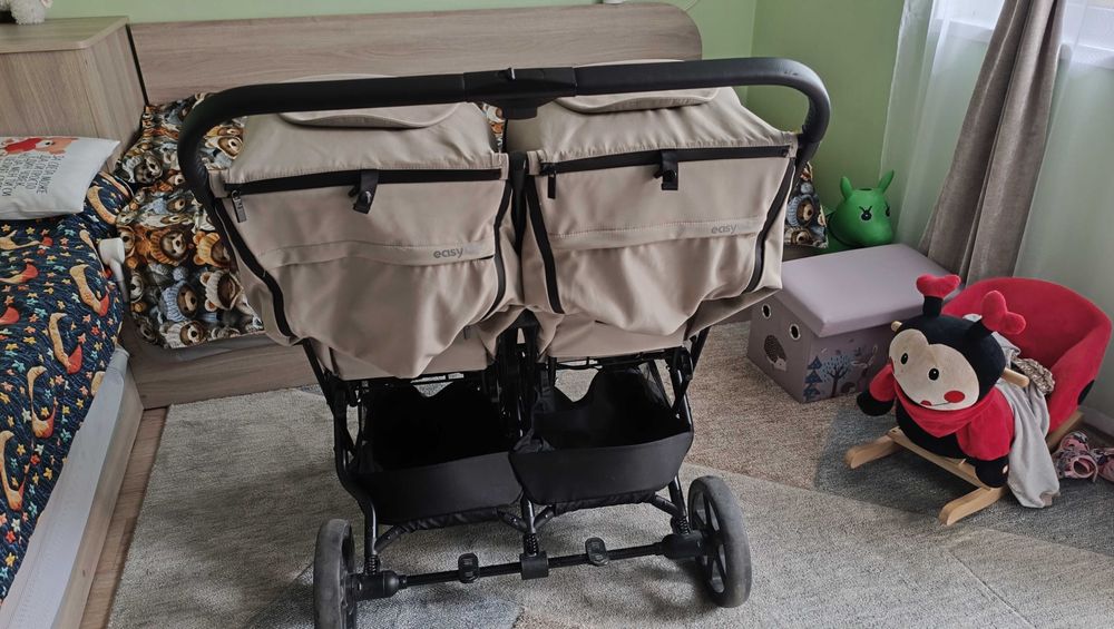 Количка за близнаци EasyGo Echo Savana  Beige Twins