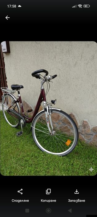 Дамско Алуминиево колело 28 цола със 7 скорости!