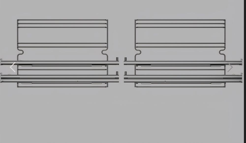 Телескопични решетки за фурна
