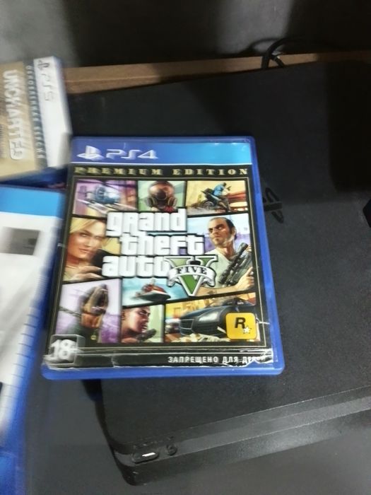 Пс 4 слим 500 гб + 6игр
