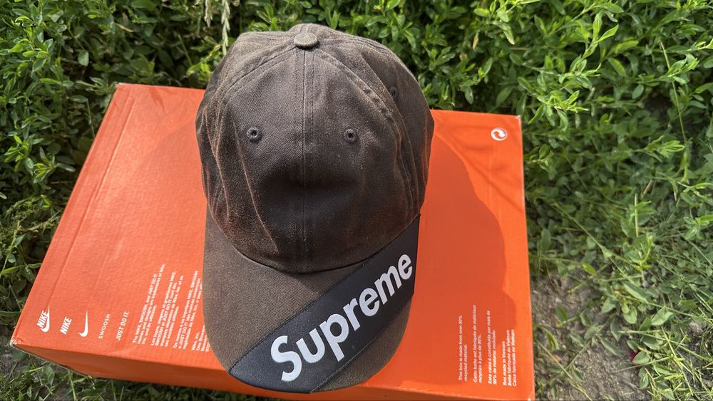 Sapca Supreme Visor Label 6-Panel