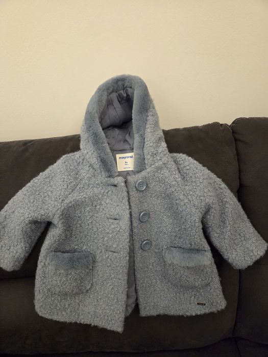 Paltonas Mayoral albastru 74cm - 86 cm