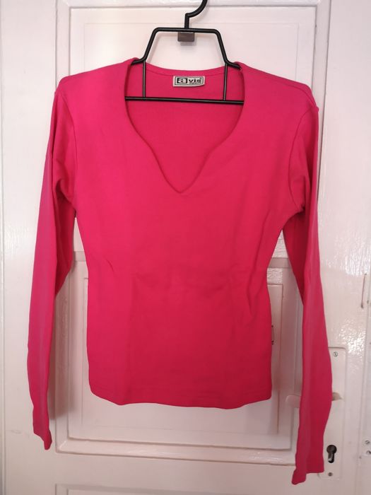 Блузи с дълъг ръкав, памучни