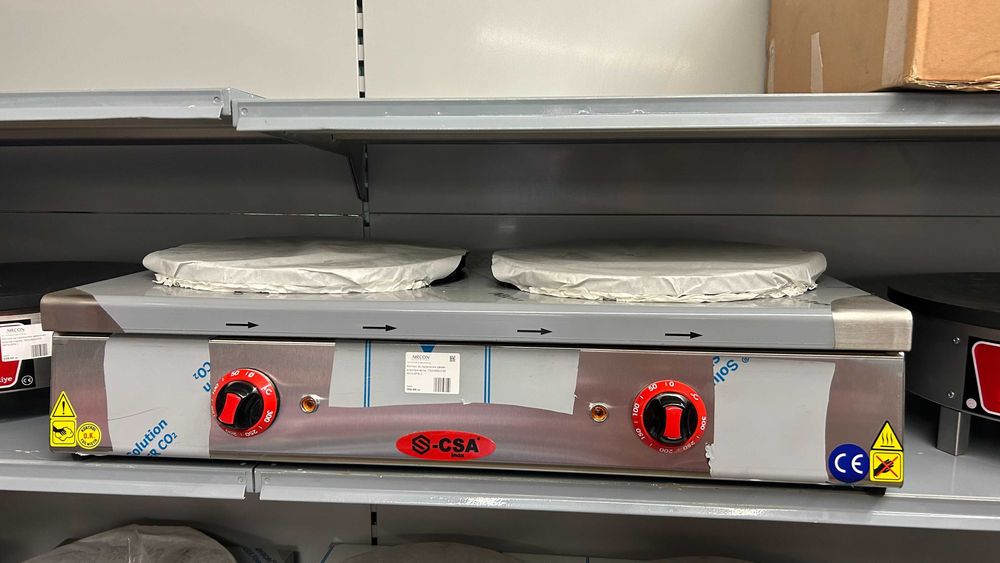 Двоен електрически котлон за палачинки